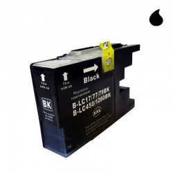 LC-1280XL/LC-1240/LC-1220BK CARTUCHO GENERICO BROTHER NEGRO  30 ml