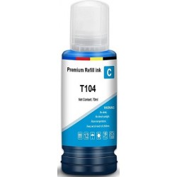 T104 CARTUCHO GENERICO EPSON  CYAN C13T00P240 (BOTE DE 70 ml)