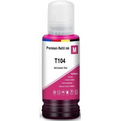 T104 CARTUCHO GENERICO EPSON  MAGENTA C13T00P340 (BOTE DE 70 ml)