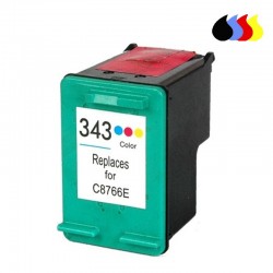 C8766EE CARTUCHO RECICLADO HP  COLOR (N  343) 3x5 ml