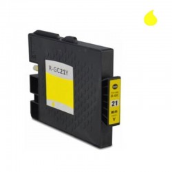 GC21Y CARTUCHO GENERICO TINTA GEL RICOH  AMARILLO (64 ml)